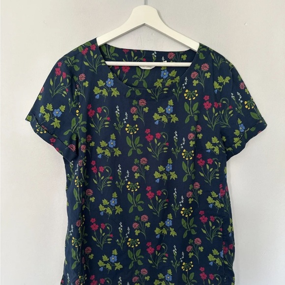 Seasalt Cornwall UK 14 Floral Trengrouse Top Blouse - Picture 3 of 6